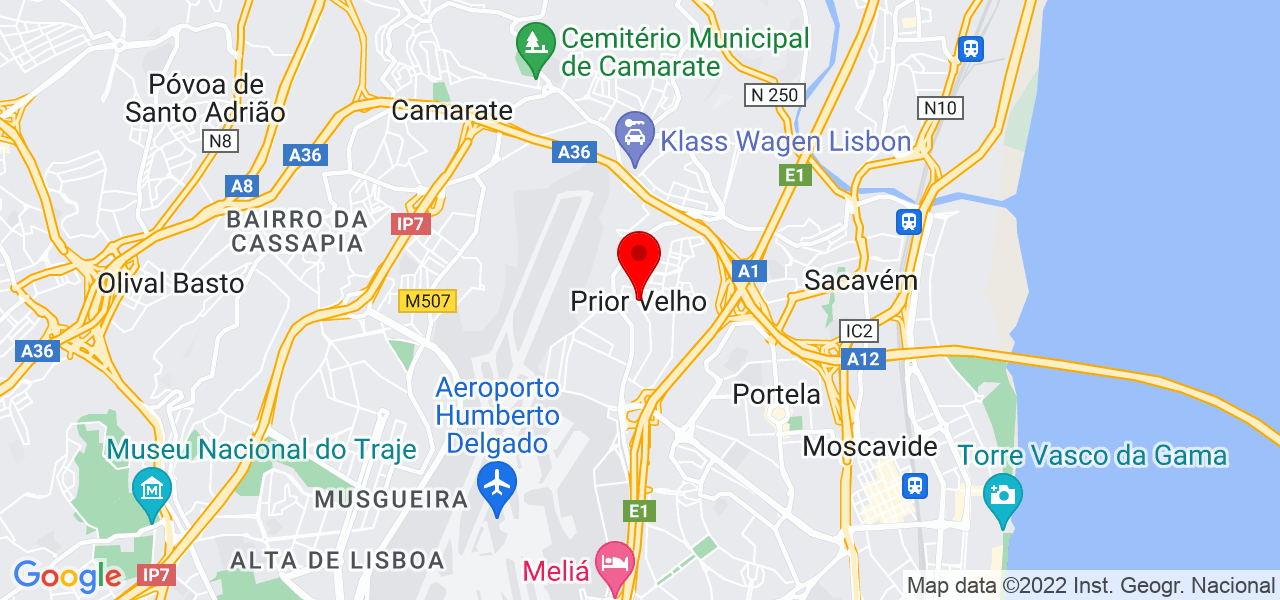 Cintia Barbosa - Lisboa - Loures - Mapa