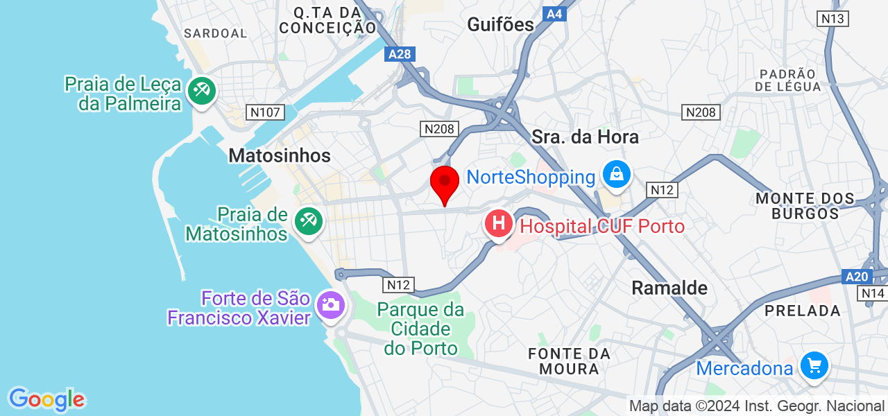 Miguel Ferreira - Porto - Matosinhos - Mapa