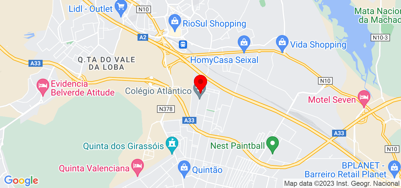 &Aacute;lvaro de Paula - Setúbal - Seixal - Mapa