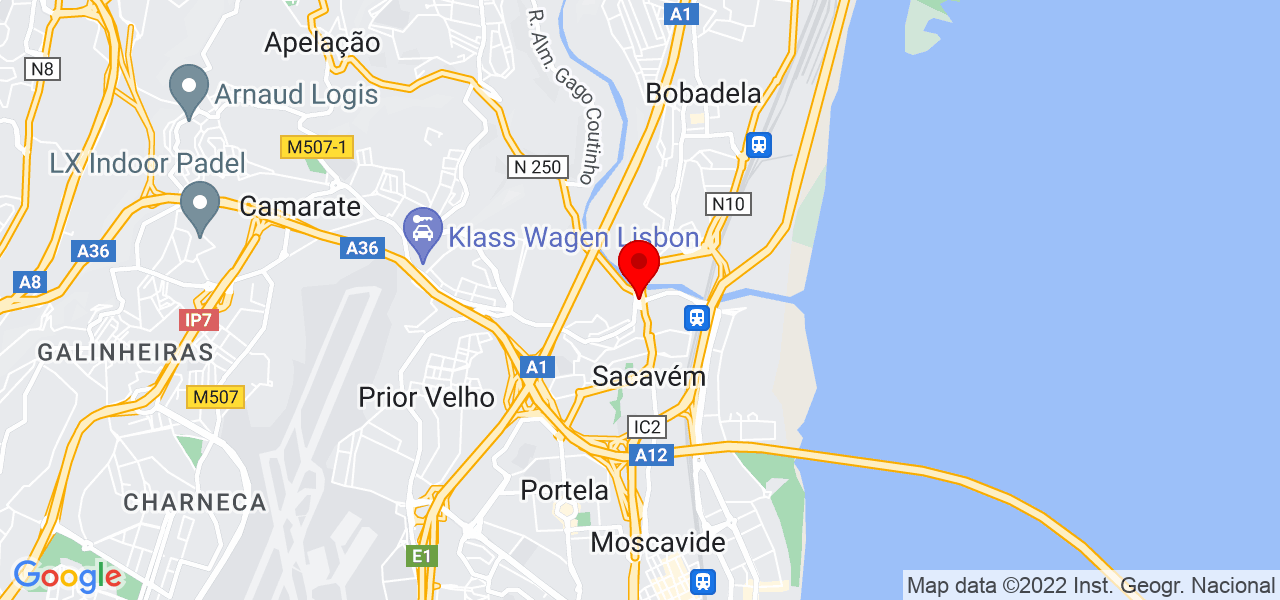 Gerson Azevedo - Lisboa - Loures - Mapa