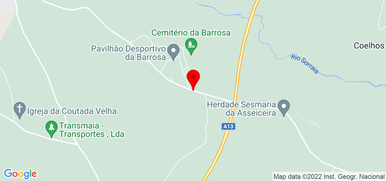 Isabel Gomes Godinho - Santarém - Benavente - Mapa
