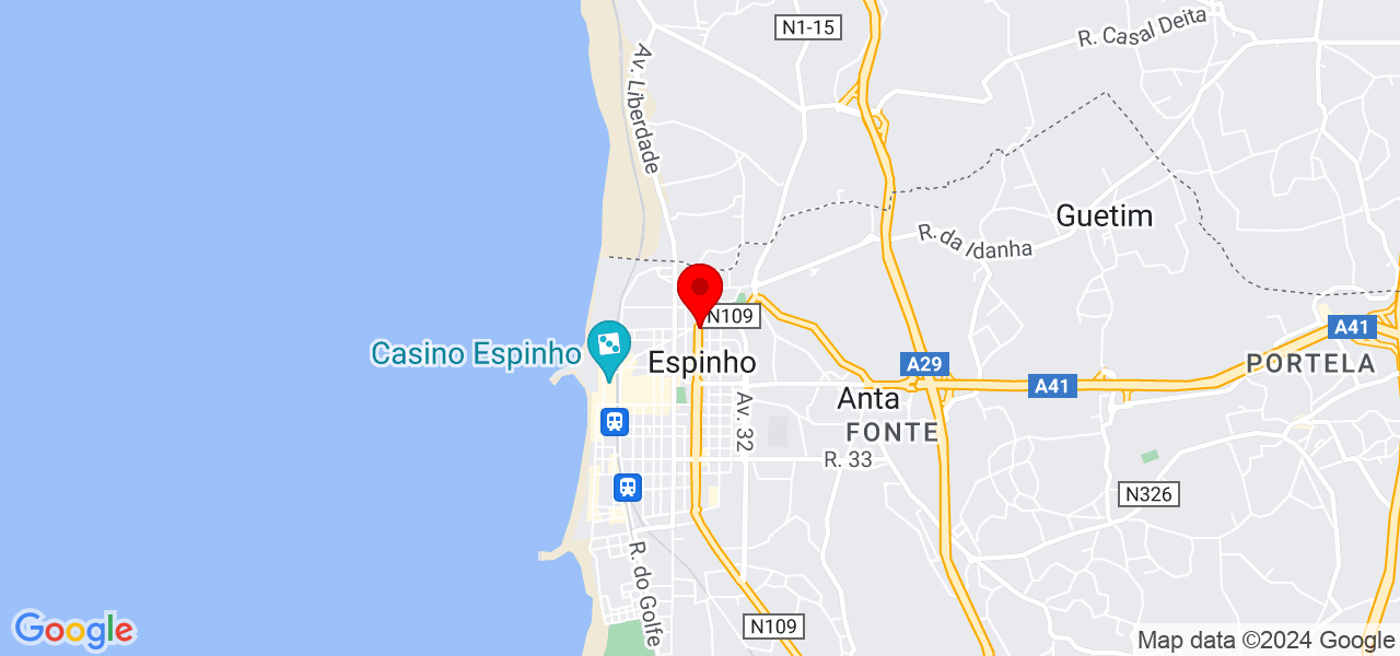 Carina Marques - Aveiro - Espinho - Mapa