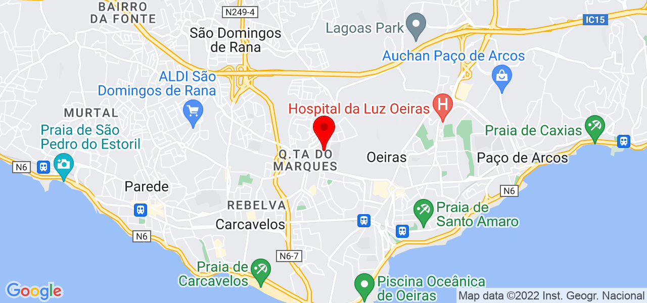 Marina Lima - Lisboa - Oeiras - Mapa