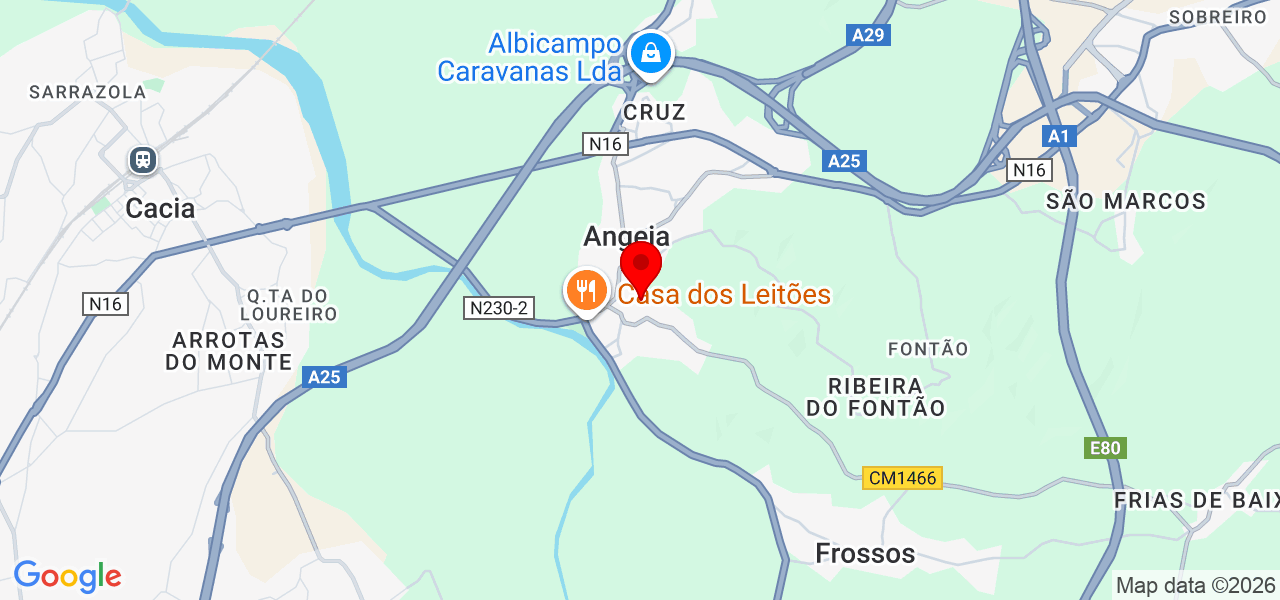 Doce Lar - Aveiro - Albergaria-a-Velha - Karte