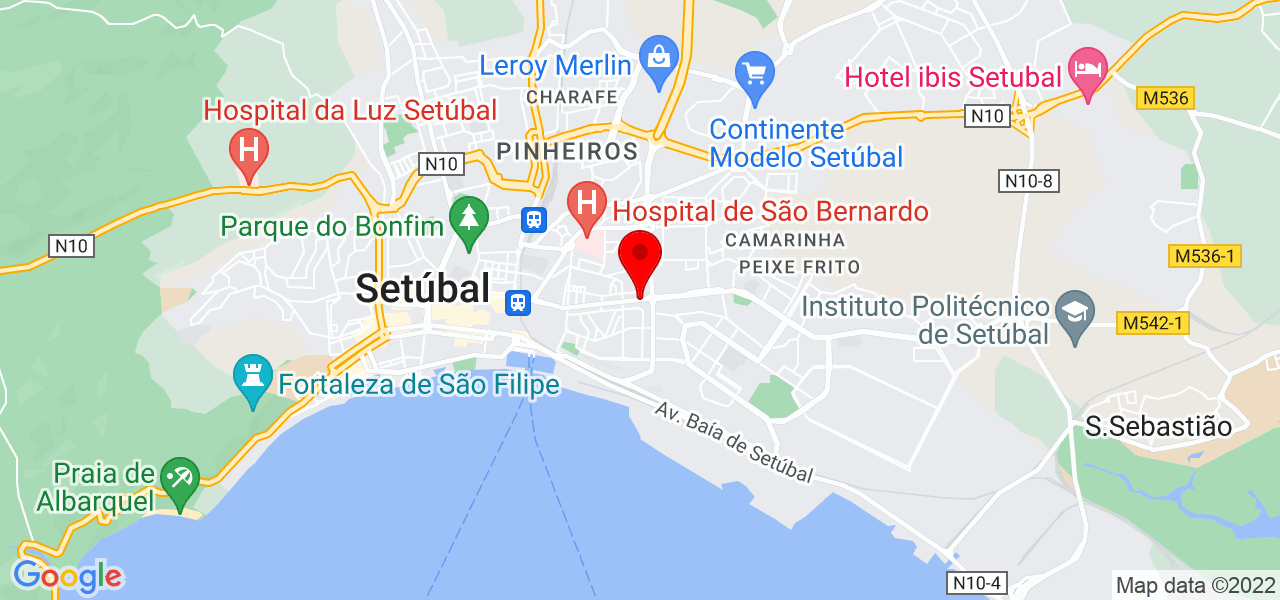 Sirlei Ortega Cunha Lopes - Setúbal - Setúbal - Mapa