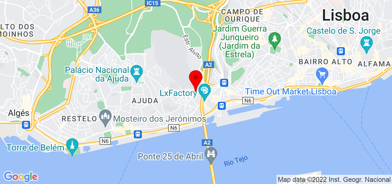 Fab&iacute;ola francis vasques de barros - Lisboa - Lisboa - Mapa