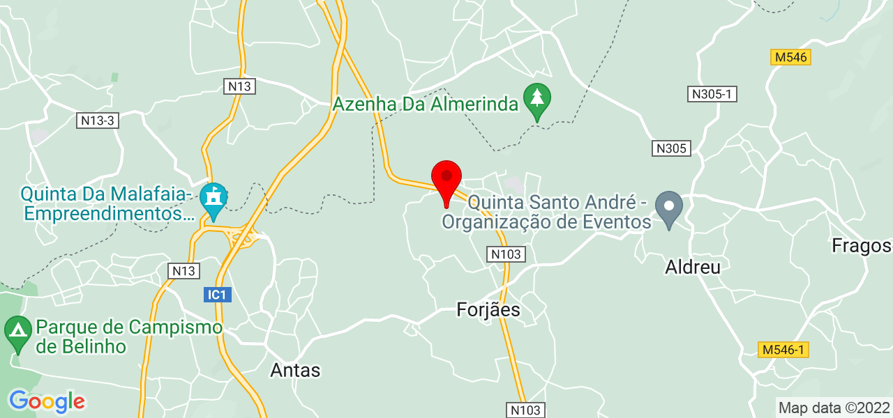 Anthony - Braga - Esposende - Mapa