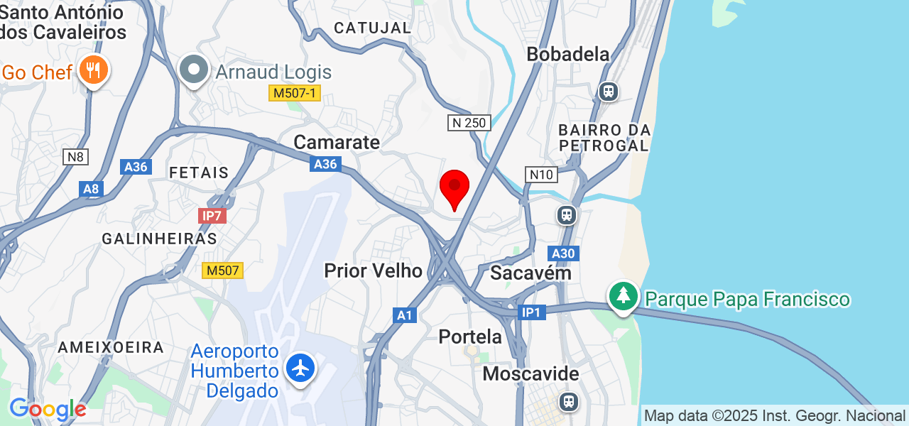 Lucas - Lisboa - Loures - Mapa