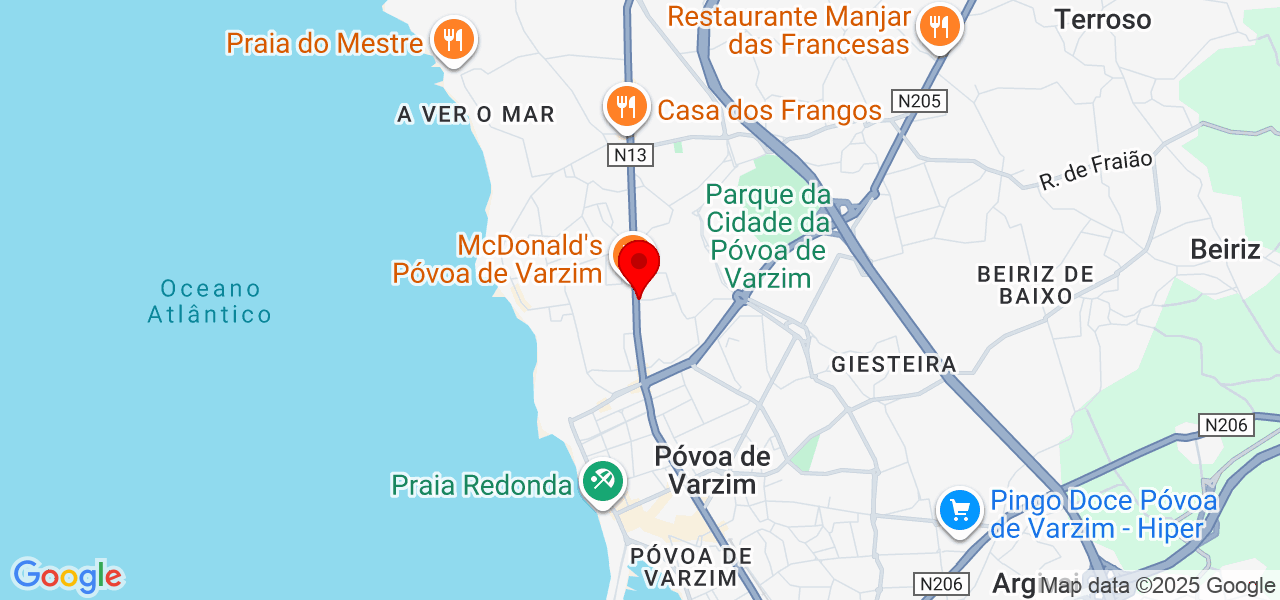 FixPro Solu&ccedil;&otilde;es - Porto - Póvoa de Varzim - Mapa