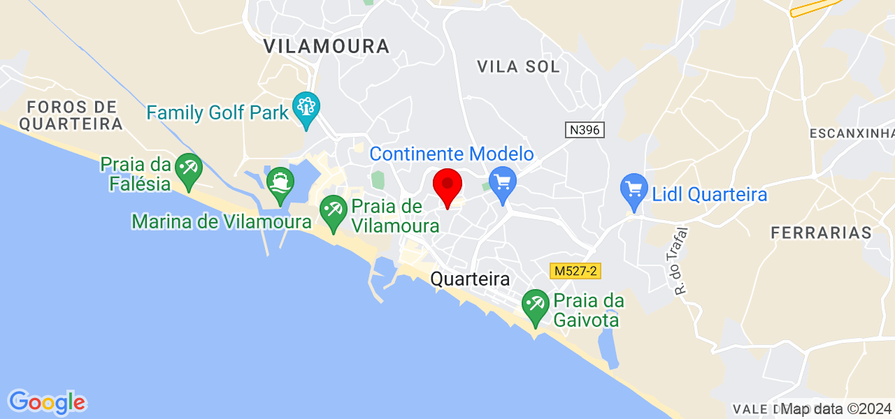 Athos Campos - Faro - Loulé - Map