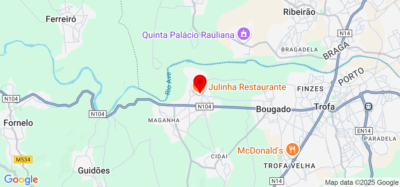 José Calçada - Porto - Trofa - Map