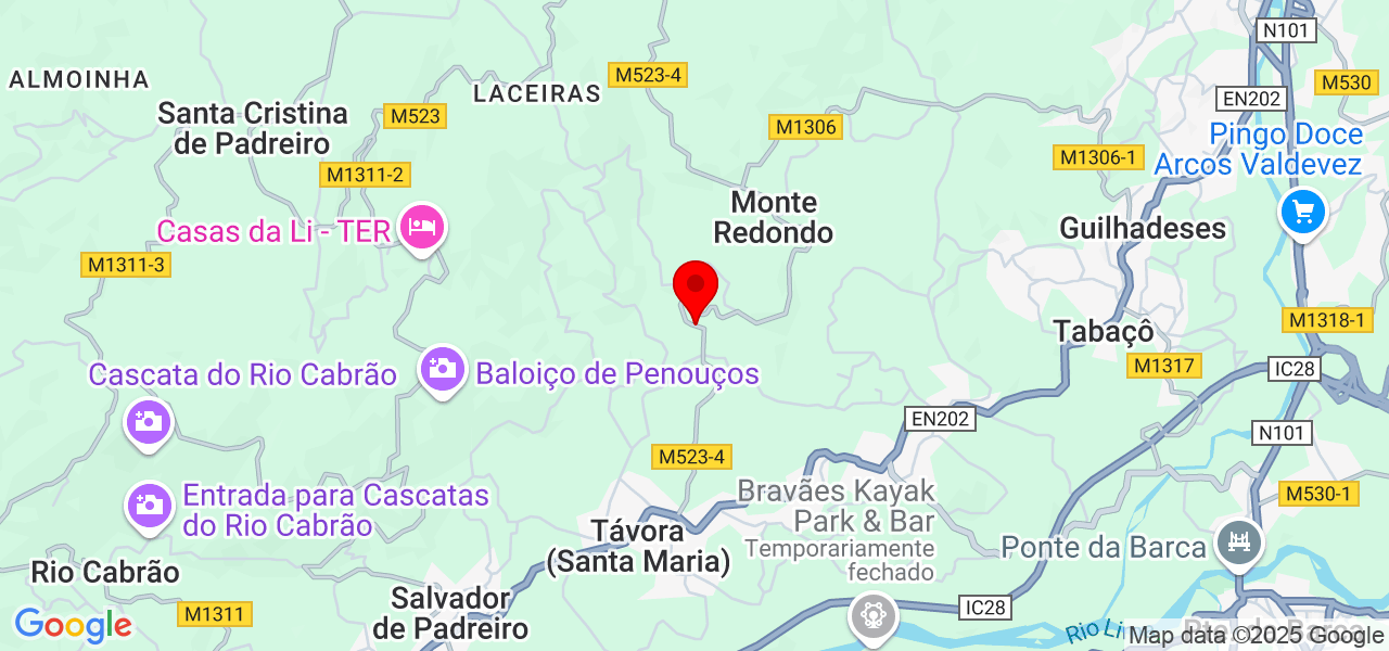 Luis Fernandes - Viana do Castelo - Arcos de Valdevez - Map