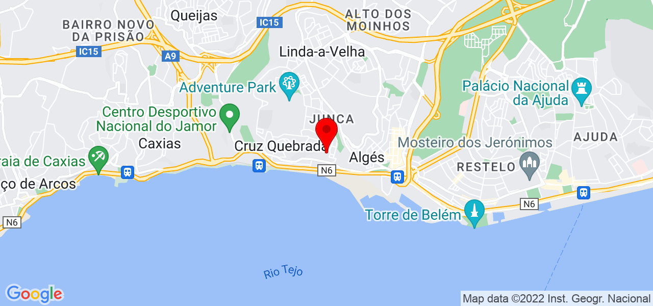 Alyne Lepore - Lisboa - Oeiras - Mapa
