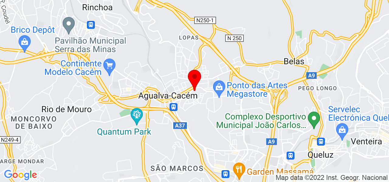Bia Laranjeira - Lisboa - Sintra - Mapa
