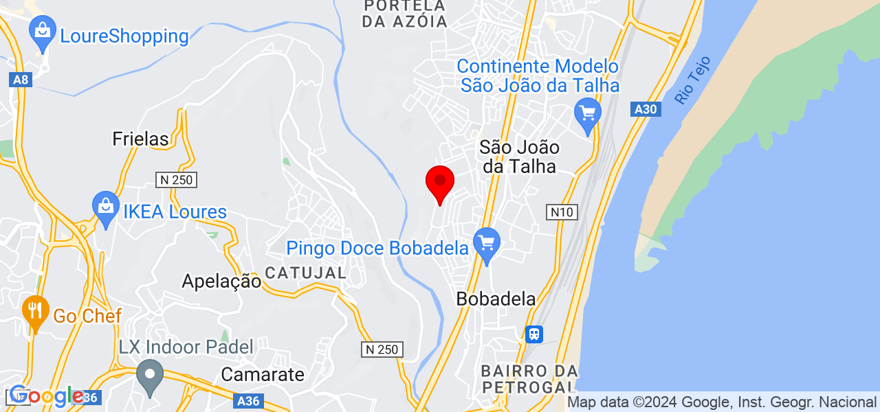 terapeuta de massagem - Lisboa - Loures - Map