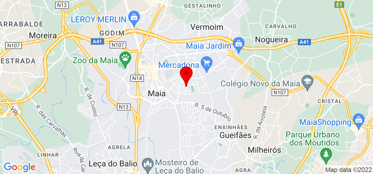 Meetmeandfun - Porto - Maia - Mapa