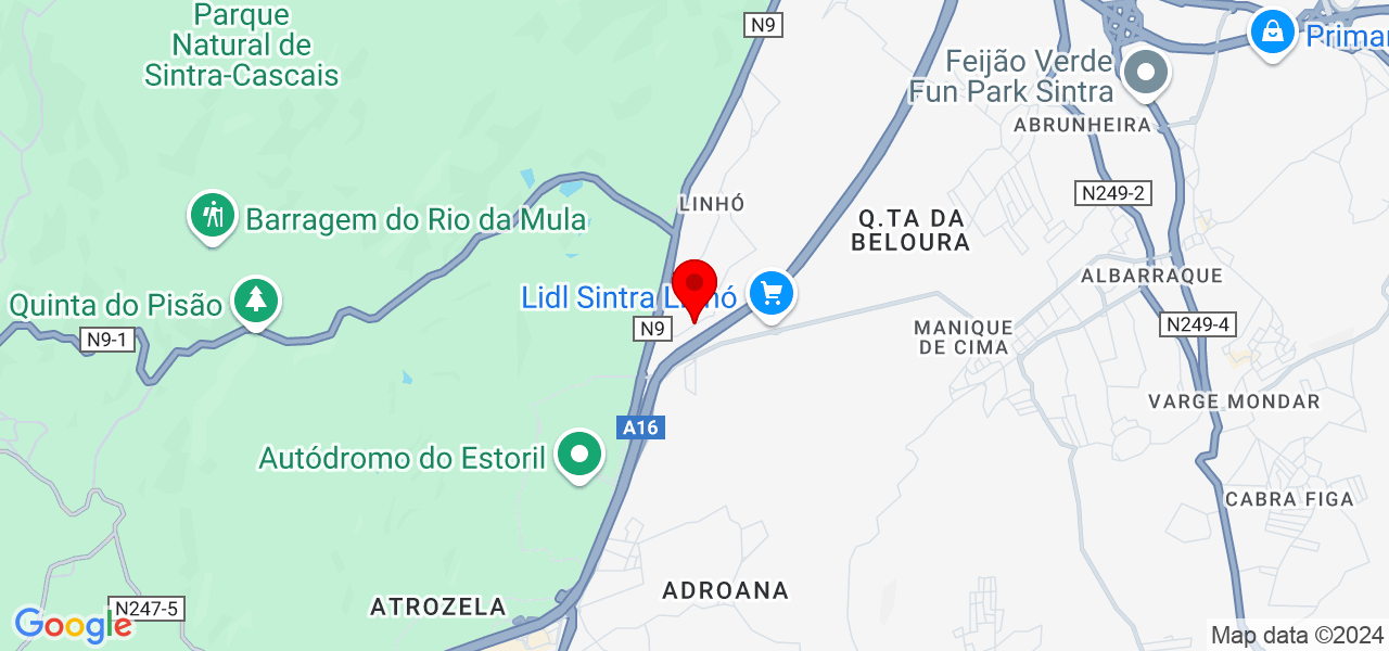 Fatima Moura - Lisboa - Sintra - Map