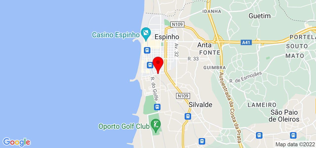 Adolfo - Aveiro - Espinho - Mapa