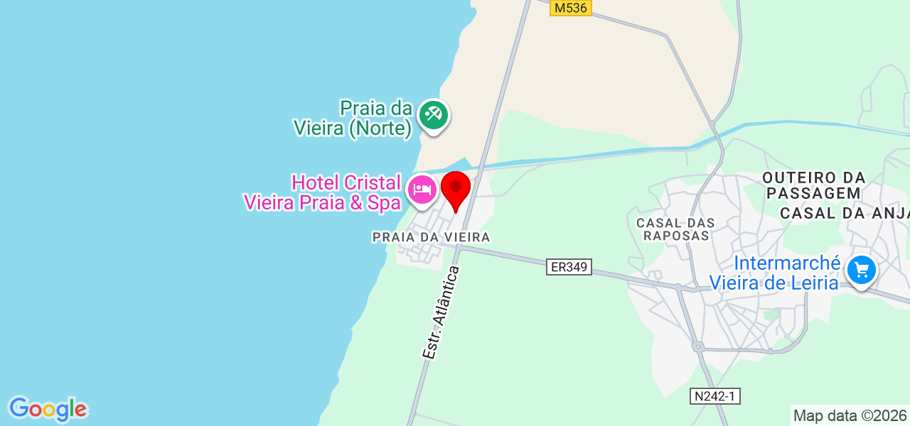 NOVAR - Leiria - Marinha Grande - Mapa