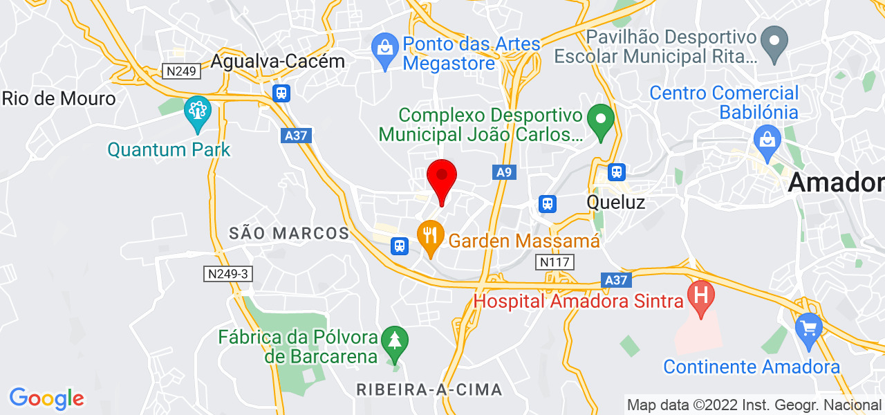 Catarina Raimundo - Lisboa - Sintra - Mapa