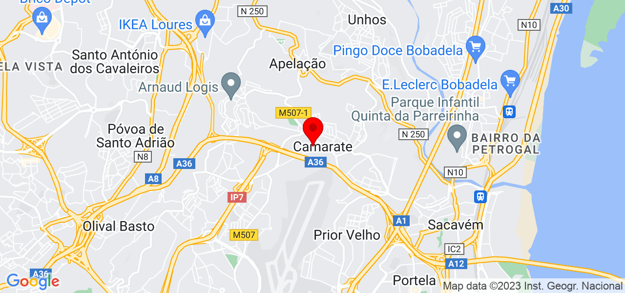Daniela - Lisboa - Loures - Mapa