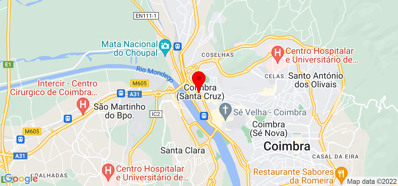 Thays Dantas Marques - Coimbra - Coimbra - Mapa