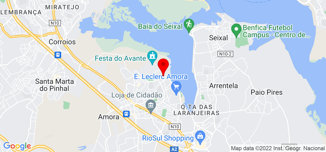 Maria Aparecida - Setúbal - Seixal - Mapa