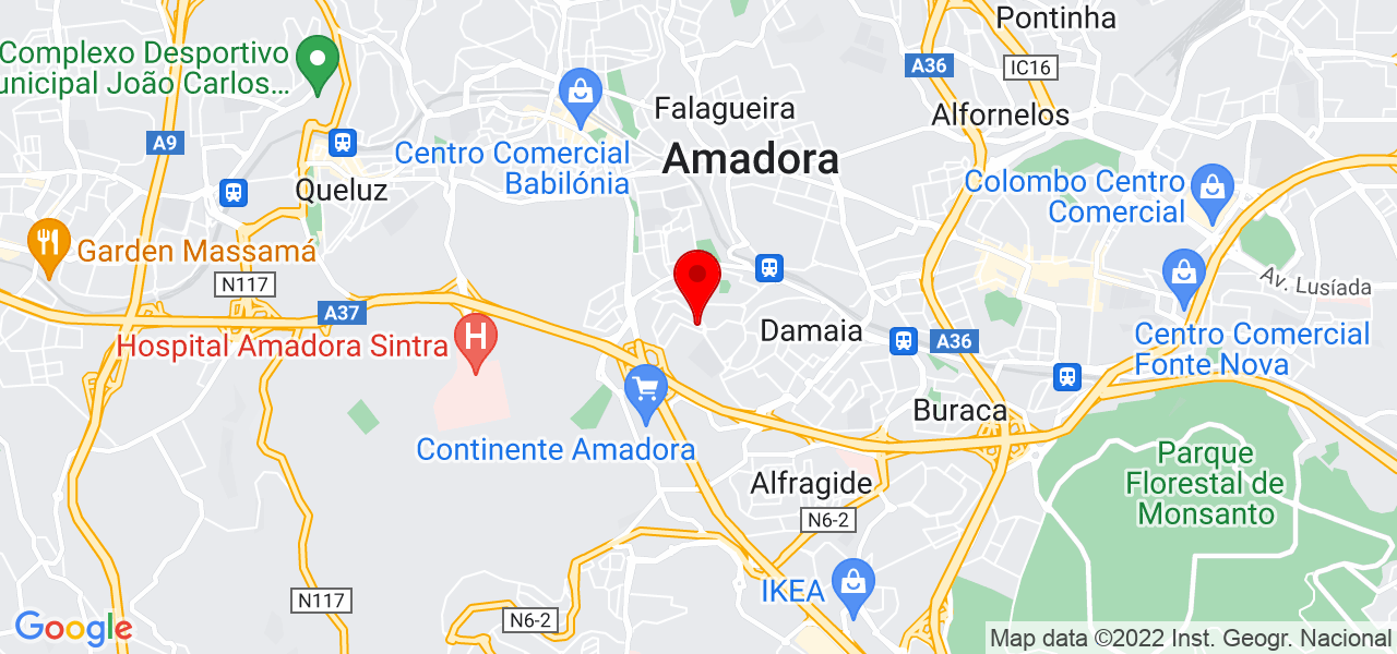 Chagas Construction Company - Lisboa - Amadora - Karte