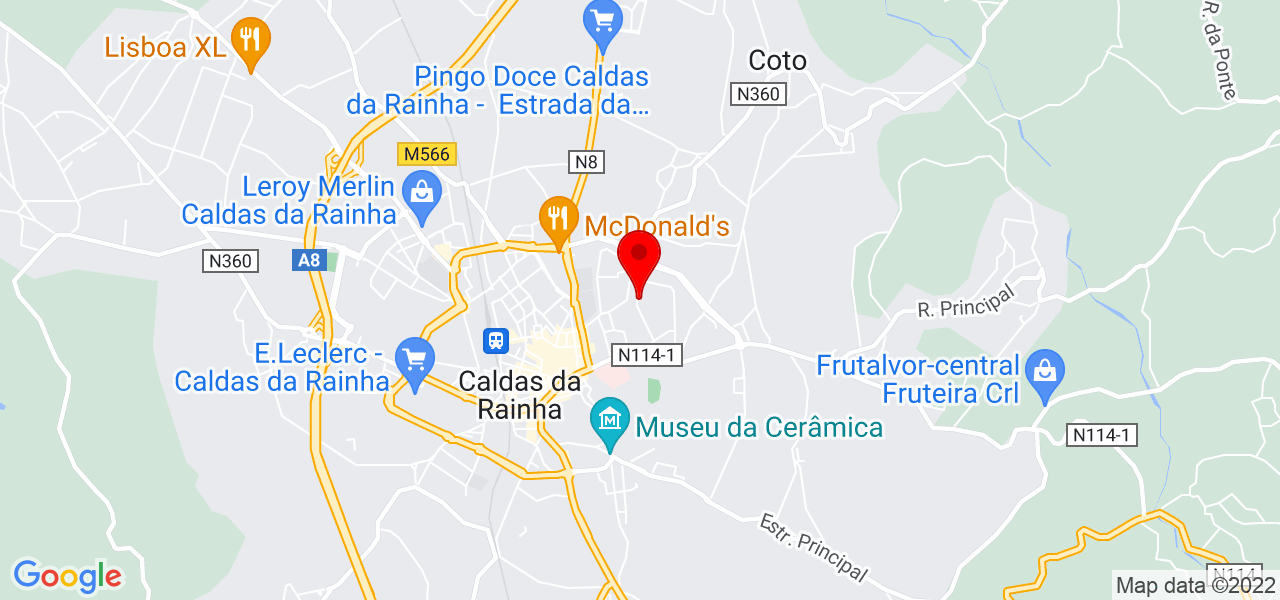 Goodservice - Leiria - Caldas da Rainha - Mapa