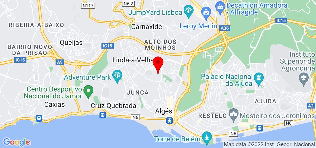 IMPERPINTURAS LDA - Lisboa - Oeiras - Mapa