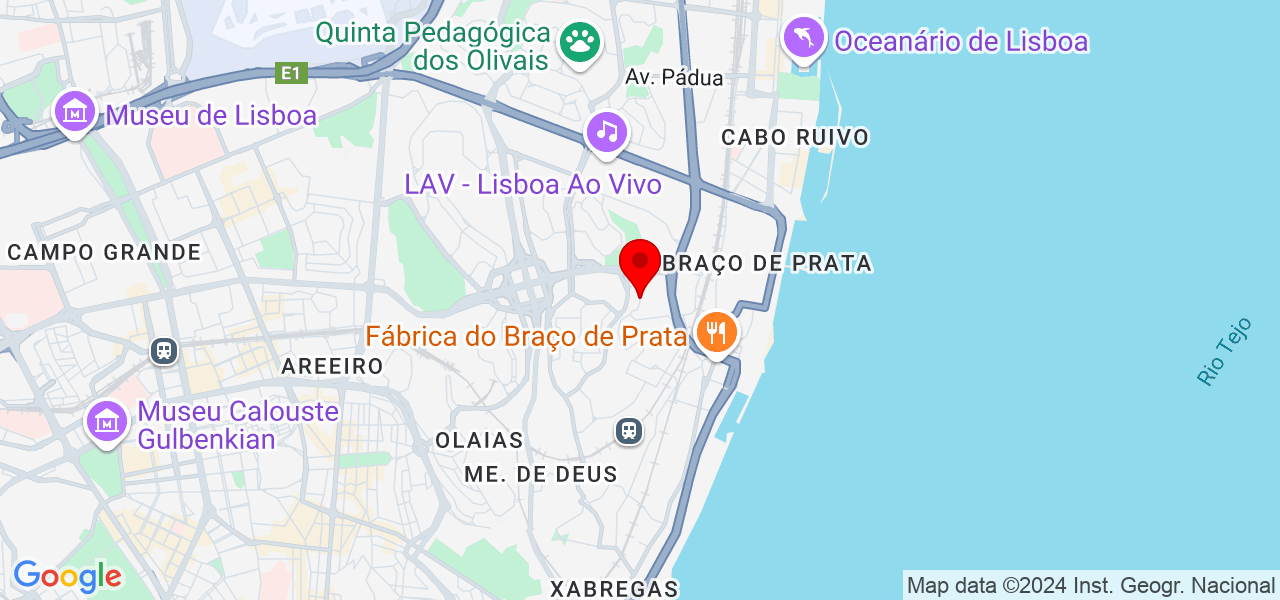 Bolos e doces da Cl&aacute;udia - Lisboa - Lisboa - Mapa