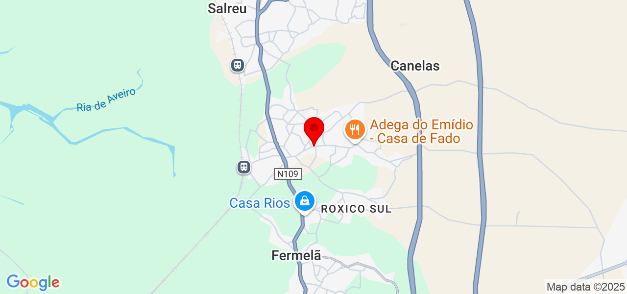 Maurício Soares - Aveiro - Estarreja - Map