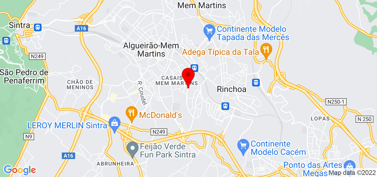Ramos - Lisboa - Sintra - Map