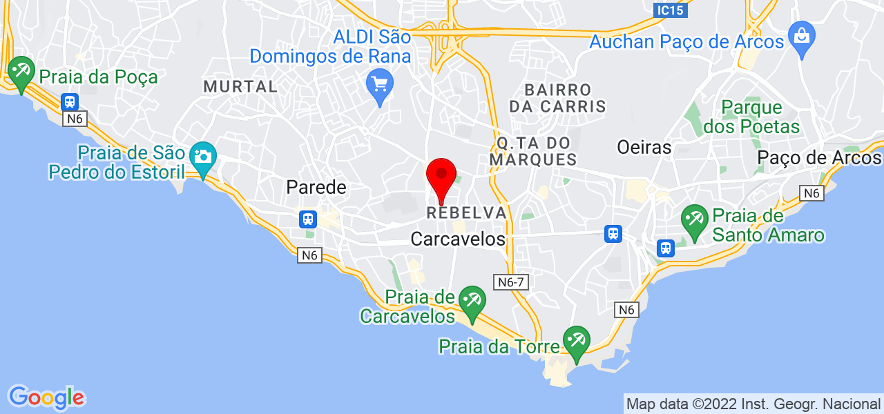 Tatiana - Lisboa - Cascais - Mapa