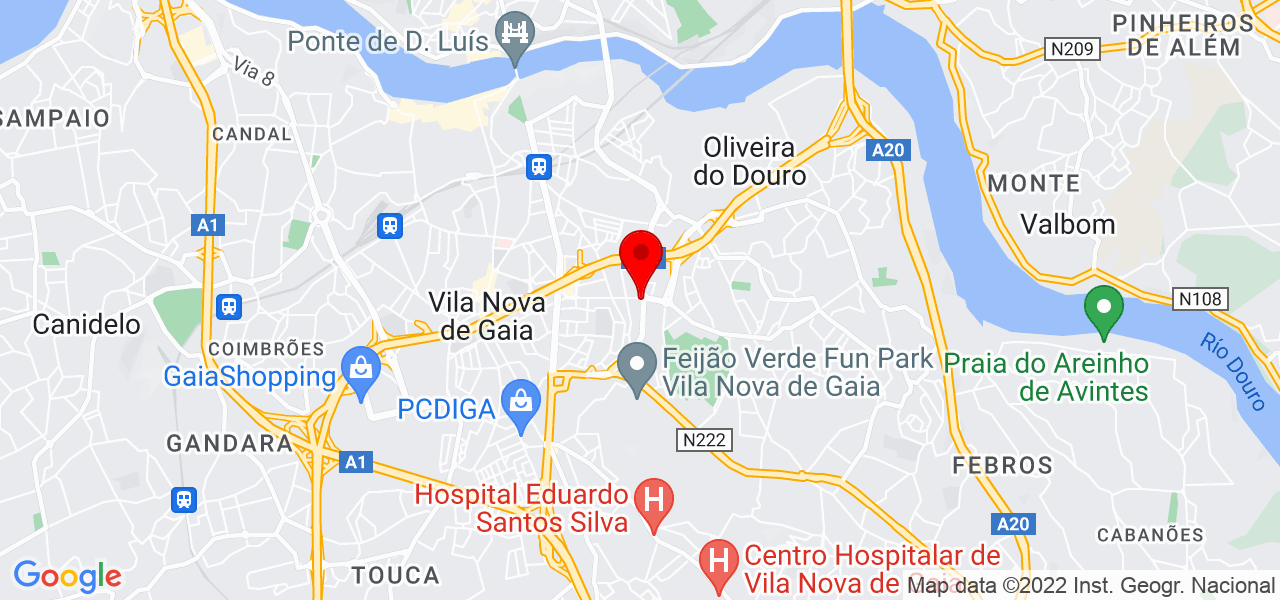 Jottape - Porto - Vila Nova de Gaia - Mapa