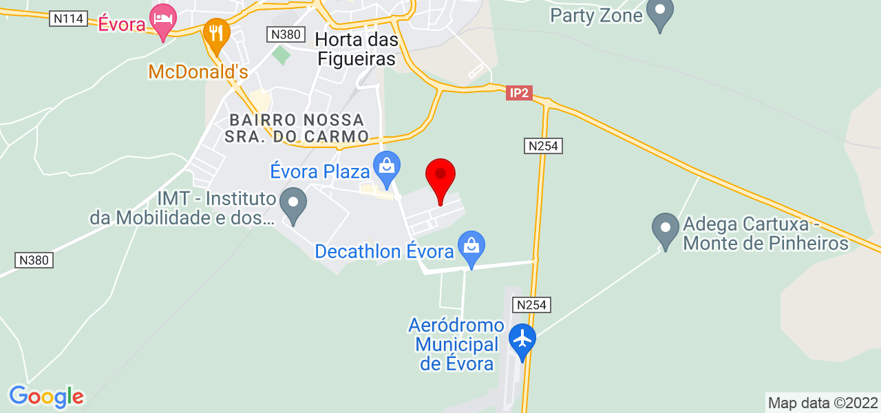 S&iacute;lvia Soares - Évora - Évora - Mapa
