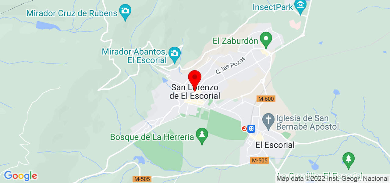 Kimberly - Comunidad de Madrid - San Lorenzo de El Escorial - Mapa