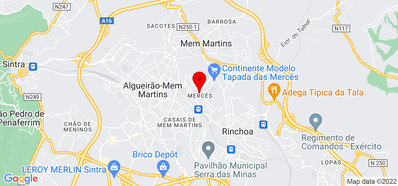 Pedro Lopes - Lisboa - Sintra - Map