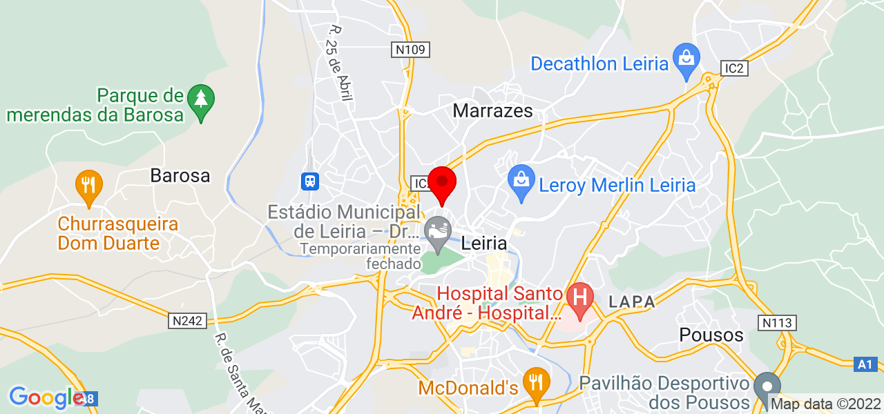 Rr Reparos Rapidos - Leiria - Leiria - Mapa