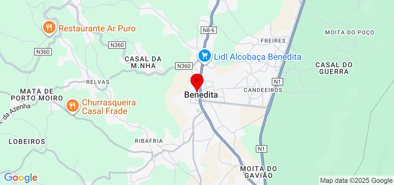 Reeobot - Leiria - Alcobaça - Mapa