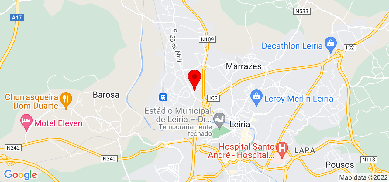 Vera Sousa - Leiria - Leiria - Mapa