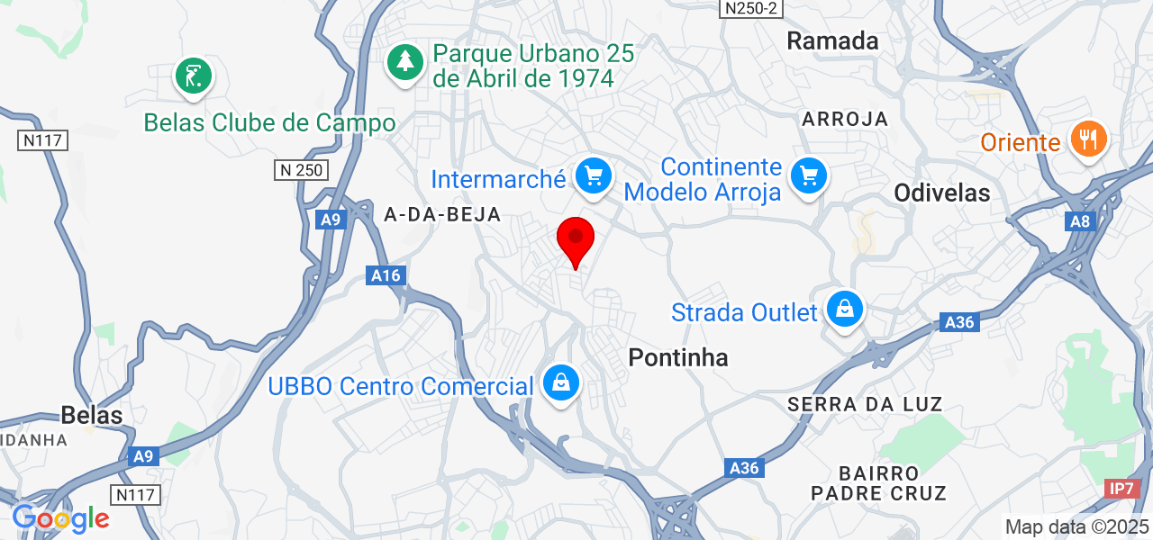 MG-Alturas - Lisboa - Odivelas - Mapa