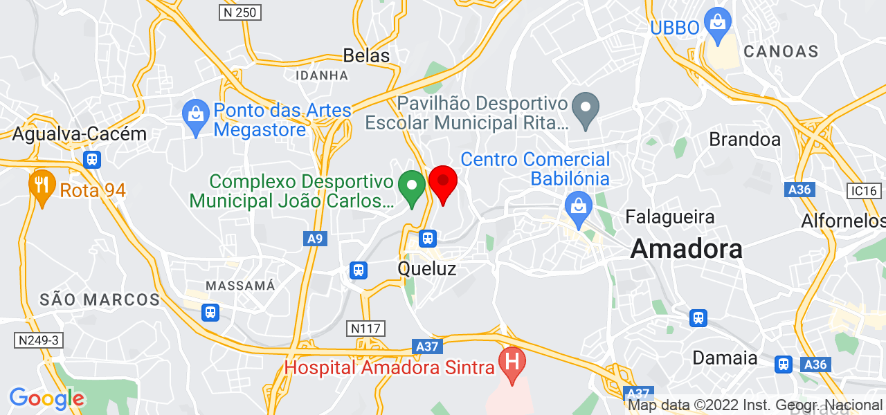 &Eacute;rica Manuel - Lisboa - Sintra - Mapa