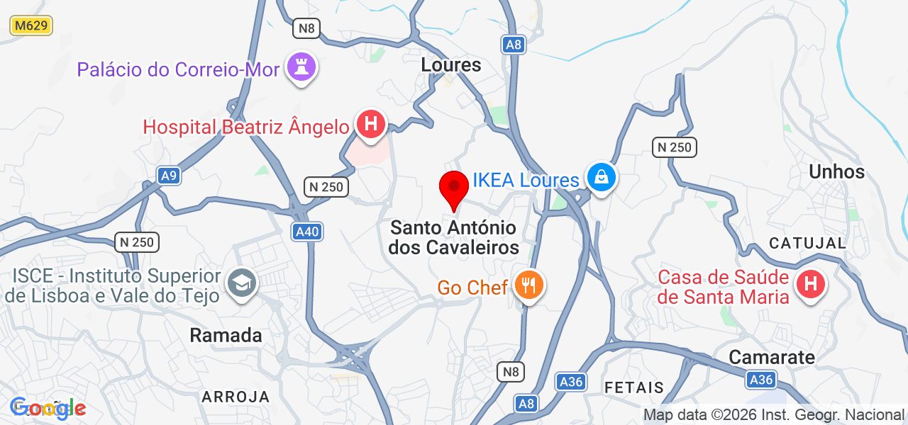 Trendaholic lda - Lisboa - Loures - Mapa