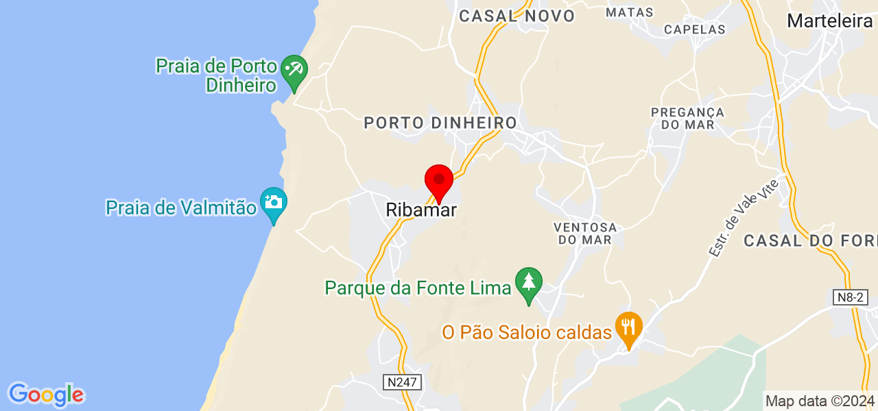Filipe Ferreira - Lisboa - Lourinhã - Mapa