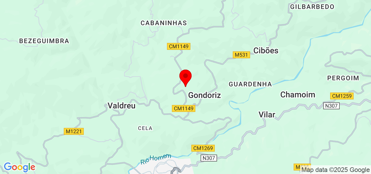 Paulo Teixeira - Braga - Terras de Bouro - Map