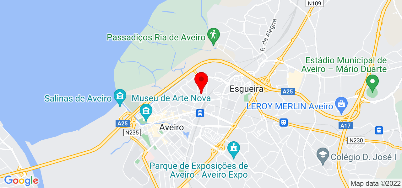 Catarina Salvado - Aveiro - Aveiro - Mapa