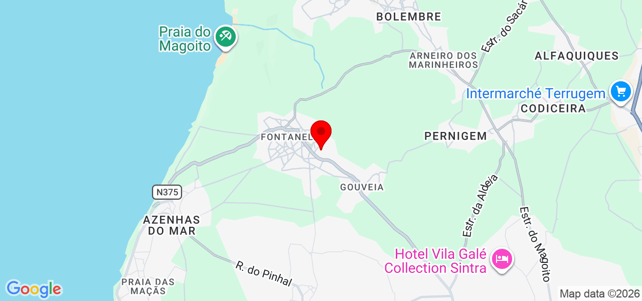 Mestre Carpinteiro - Lisboa - Sintra - Carte