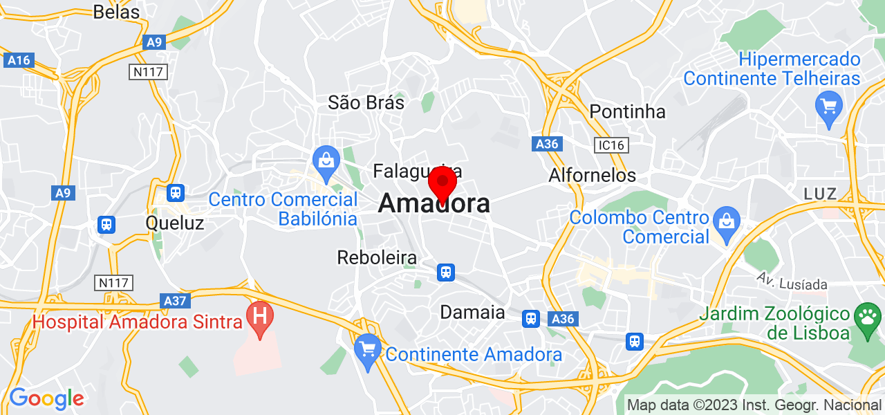 Filipa Ramos - Lisboa - Amadora - Mapa