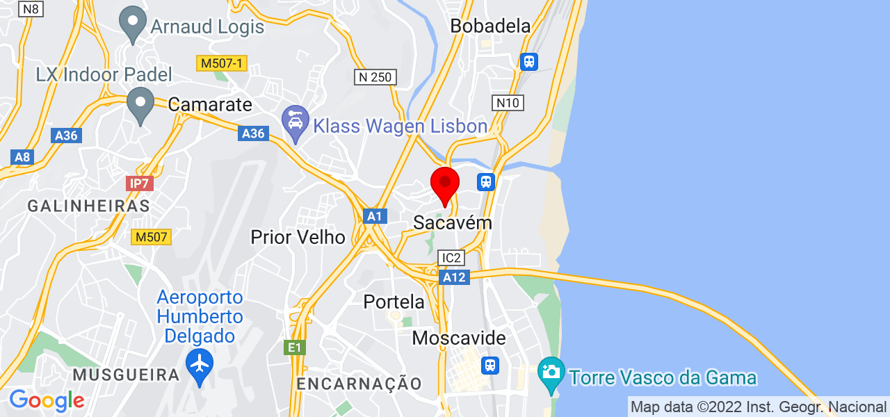 Galvani - Lisboa - Loures - Mapa